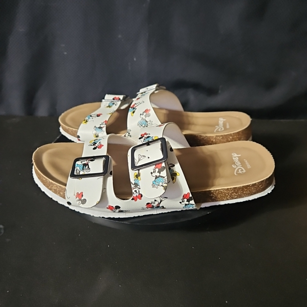 Disney Minnie Mouse Double Banded Sandals -‎ Size 11 - Picture 5 of 7